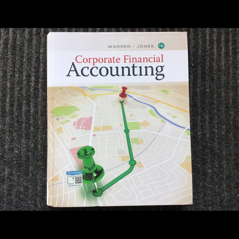 Corporate Financial Accounting 15th edition